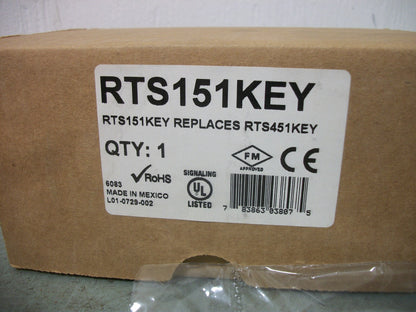 SYSTEM SENSOR FIRE ALARM TEST STATION W/KEY RTS151KEY NIB