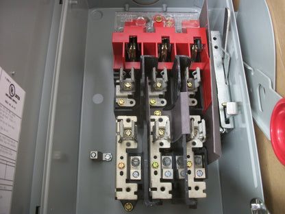 CUTLER-HAMMER DISCONNECT TYPE 3R DH322FRK 60AMP 240VOLT 3POLE FUSIBLE NIB