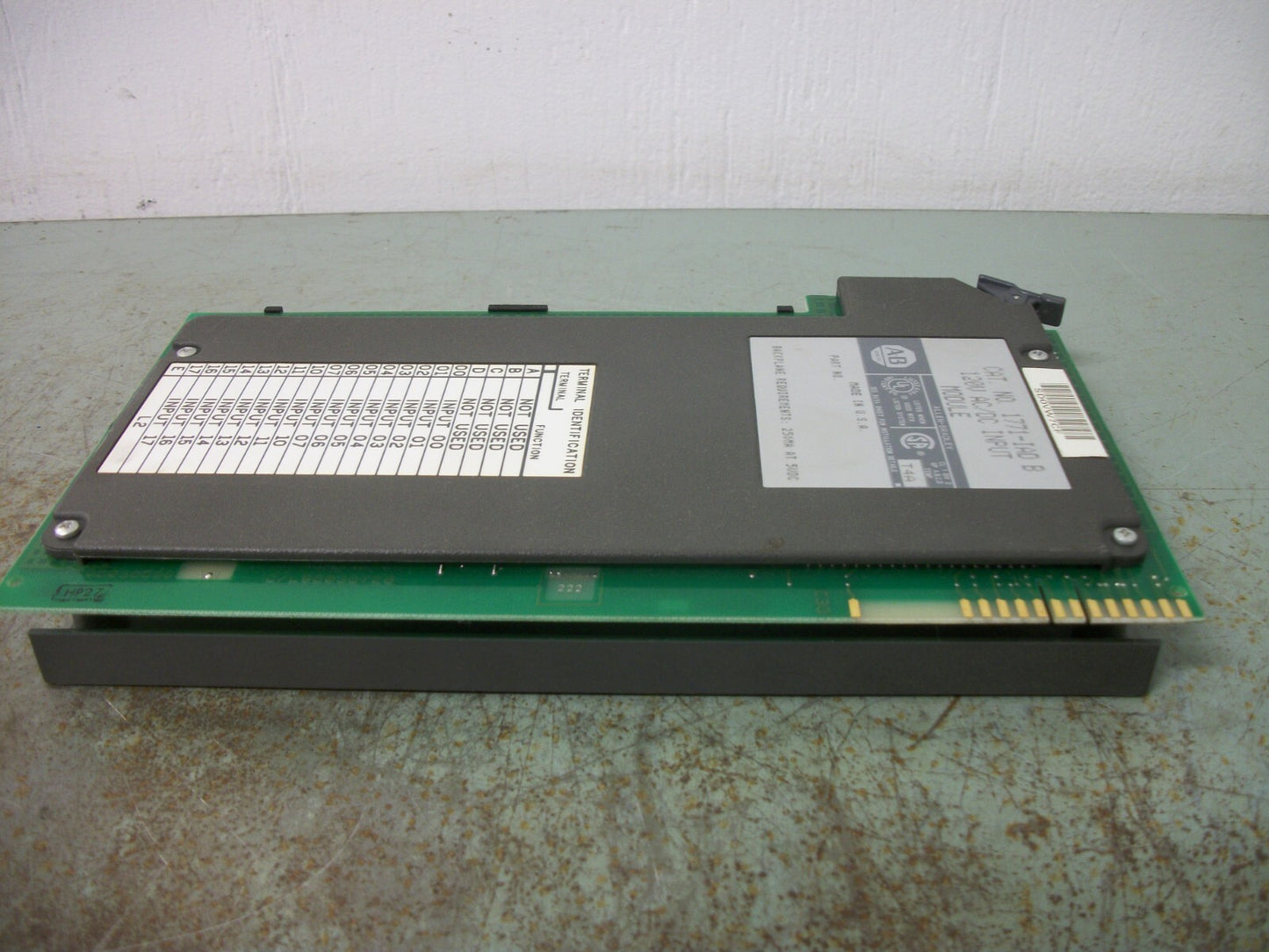 ALLEN-BRADLEY 120V AC/DC INPUT MODULE 1771-IAD/B