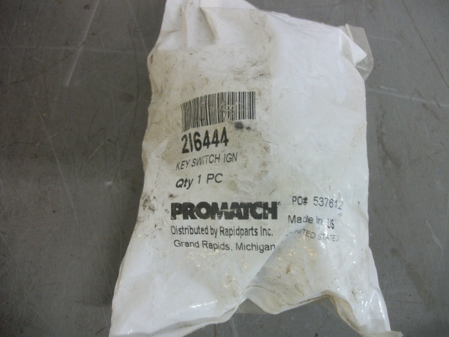 PROMATCH IGNITION KEY SWITCH 2I6444 NEW