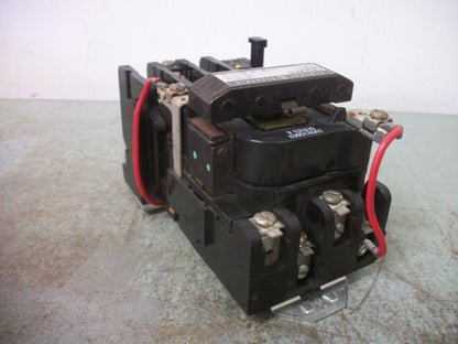 GE SIZE 1 MOTOR STARTER CR306C0 27AMP 120VCOIL 3PH 600V 10HP