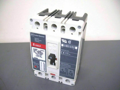 CUTLER-HAMMER HMCP CIRCUIT BREAKER HMCP030H1C 30AMP 600VOLT 3POLE