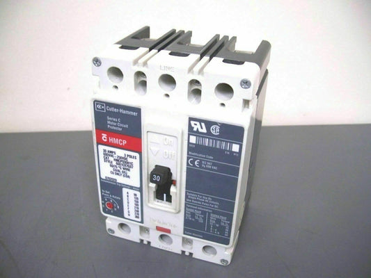 CUTLER-HAMMER HMCP CIRCUIT BREAKER HMCP030H1C 30AMP 600VOLT 3POLE