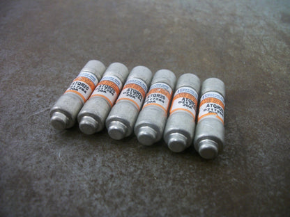 FERRAZ-SHAWMUT LOT OF 6 TIME DELAY CC FUSES ATQR20 20AMP 600VOLT