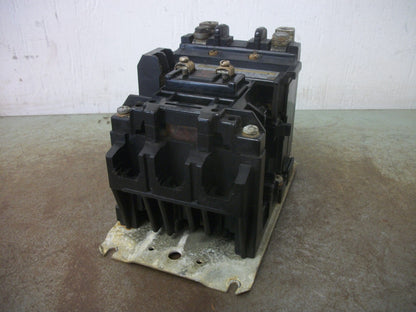 ALLEN-BRADLEY SIZE 2 CONTACTOR 500-COD920 45AMP 120VCOIL 2POLE 1PH 7.5HP