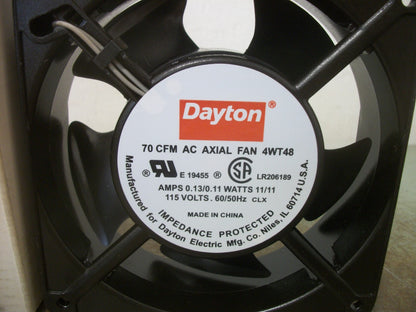 DAYTON AC AXIAL FAN 4WT48 115VOLT 70CFM NIB