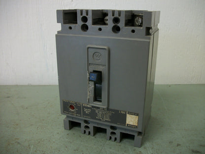 WESTINGHOUSE HFB CIRCUIT BREAKER HFB3480ML 50AMP 600VOLT 3POLE CHIPPED