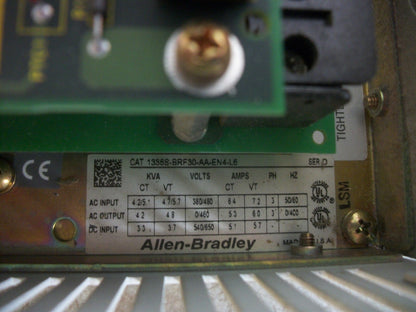 ALLEN-BRADLEY 4.8KVA 1336 PLUS SENSORLESS VECTOR AC DRIVE 1336S-BRF30-AA-EN4-L6