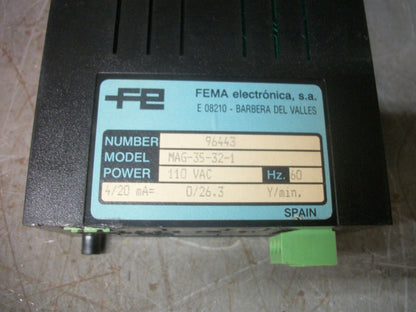 FEMA ELECTRONICA 96443 Y/m DIGITAL LED PANEL METER MAG-35-32-1