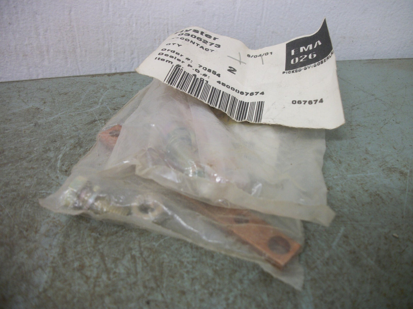 HYSTER LOT OF 2 FORKLIFT CONTACTS 0306273 NEW