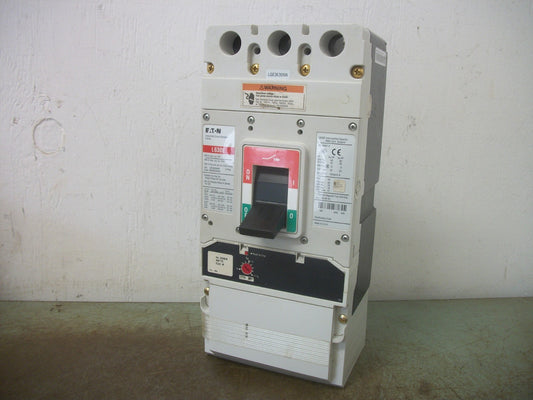 CUTLER-HAMMER L630E CIRCUIT BREAKER LGE3630NN 630AMP 600VOLT 3POLE W/500A TR NOB