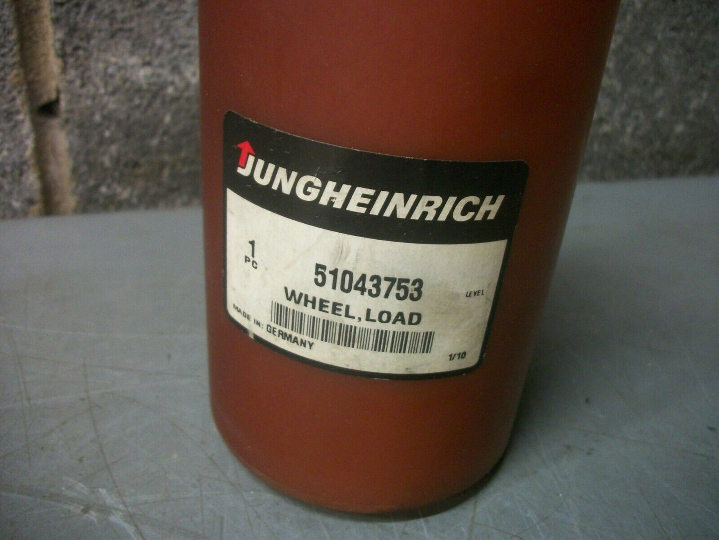 JUNGHEINRICH FORK LIFT POLY LOAD WHEEL 51043753 NOB