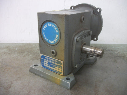 BOSTON GEAR 20:1 RATIO GEAR BOX SPEED REDUCER F721B-20T-B5-G 1750RPM 1.110HP
