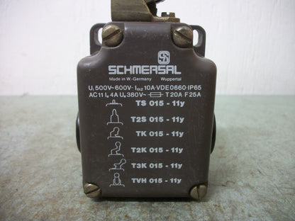 SCHMERSAL HEAVY DUTY LIMIT SWITCH TK015-11Y NOB