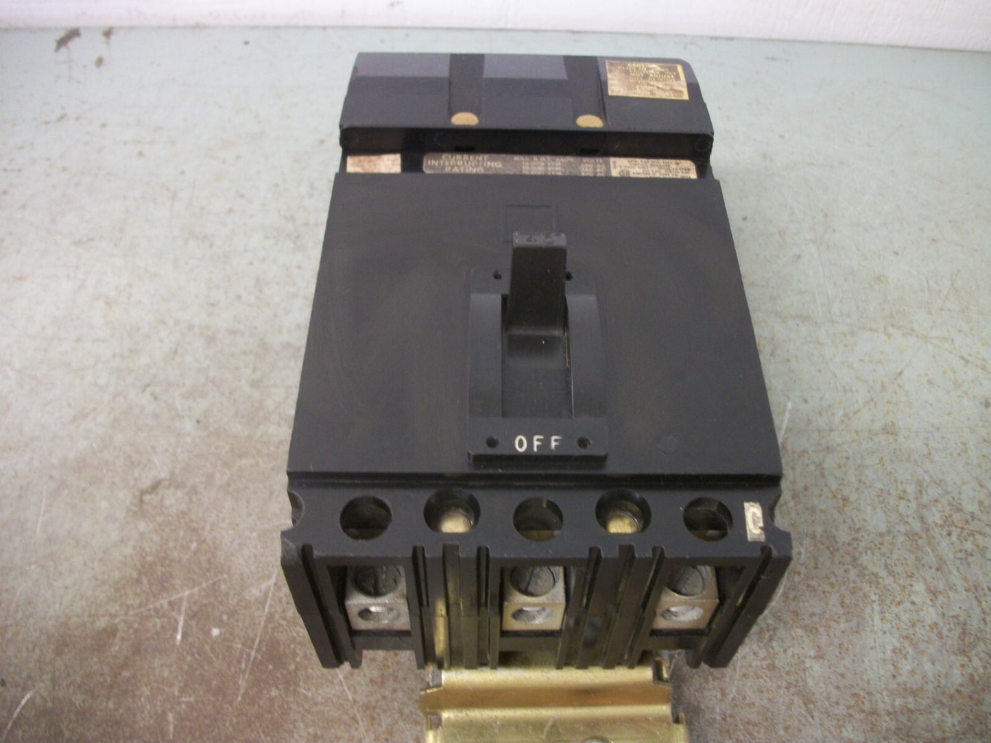 SQUARE D I-LINE FA CIRCUIT BREAKER FA36040 40AMP 600VOLT 3POLE BLACK