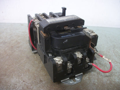 GE SIZE 00 MOTOR STARTER CR306A0 9AMP 115VCOIL 3PH 600V 2HP