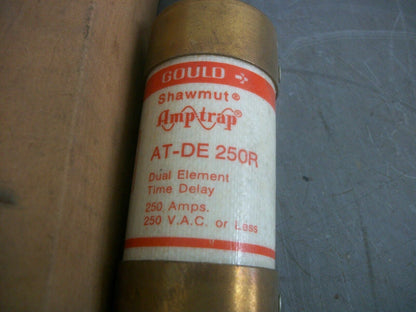 GOULD SHAWMUT AMP-TRAP FUSE AT-DE 250R 250AMP 250VOLT NIB