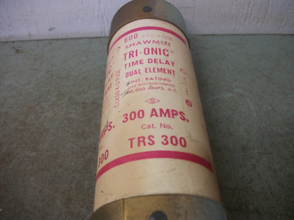 GOULD SHAWMUT TRI-ONIC FUSE TRS300 300AMP 600VOLT