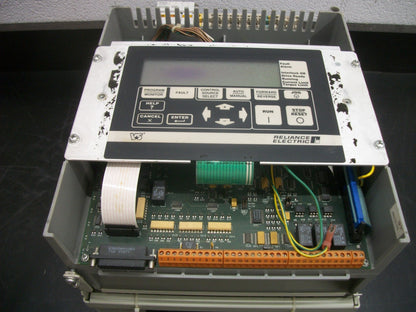 RELIANCE FLEXPAK 3000 15HP DC DRIVE 15FR7731 500VDC OUT 300VDC FIELD