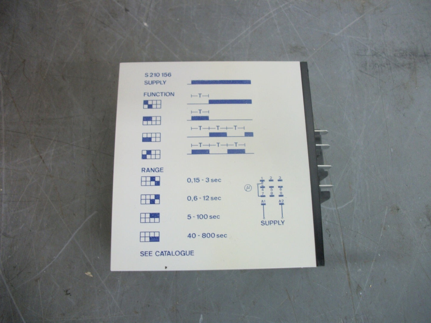 ELECTROMATIC S-SYSTEM AUTOMATIC START COMBINATION TIMER S 210156 115 5-100SEC