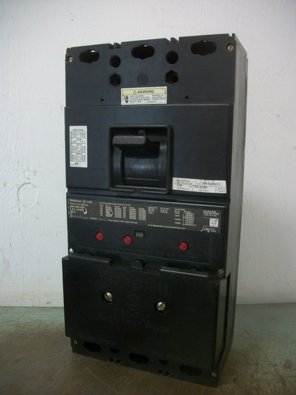 WESTINGHOUSE LA CIRCUIT BREAKER LA3400PRF 400AMP 600VOLT 3POLE W/150A TRIP
