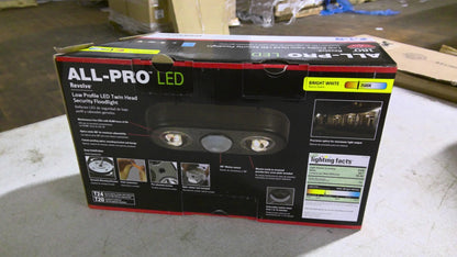 EATON ALL-PRO REVOLVE LOW PROFILE TWIN HEAD LED SECURITY FLOODLIGHT REV21835M