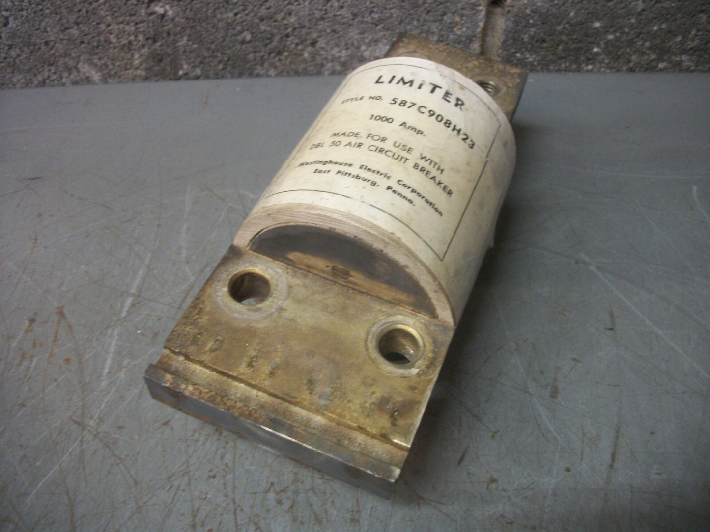 WESTINGHOUSE KAF1000 LIMITER FUSE 587C908H23 1000AMP 600VOLT