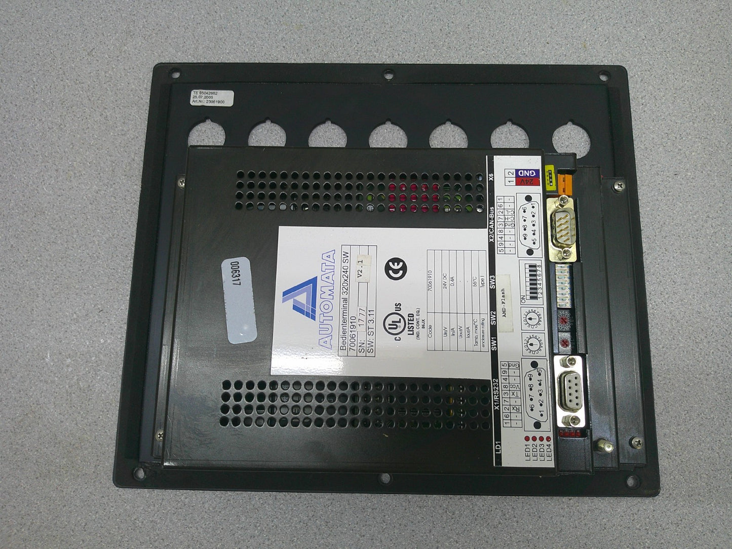 AUTOMATA OPTICOM ASSIST 320X240 SW OPERATOR DISPLAY TERMINAL 70061910