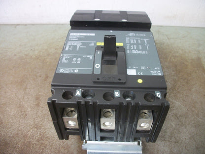 SQUARE D I-LINE FA CIRCUIT BREAKER FA36045 45AMP 600VOLT 3POLE GREEN