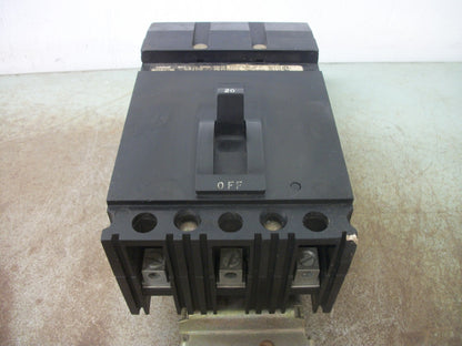 SQUARE D I-LINE FA CIRCUIT BREAKER FA34020 20AMP 480VOLT 3POLE BLACK