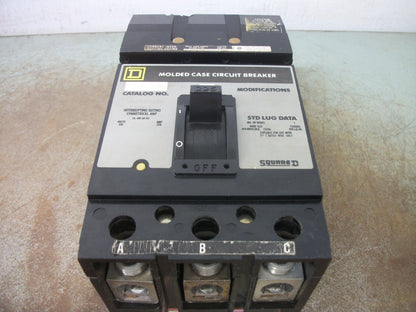 SQUARE D I-LINE Q2 CIRCUIT BREAKER Q232225H 225AMP 240VOLT 3POLE GRAY CHIPPED