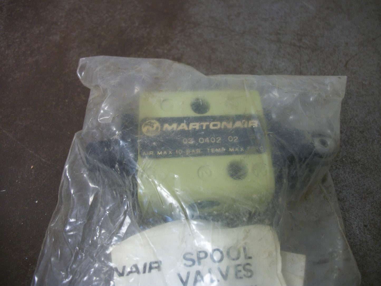 MARTONAIR ROLLER SPRING VALVE 03040202 NEW