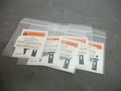 CAT LOT OF 5 WARNING DECALS 97E8101600 NEW