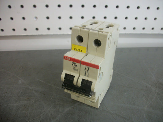 ABB MINI CIRCUIT BREAKER S282K16A 16AMP 480VOLT 2POLE