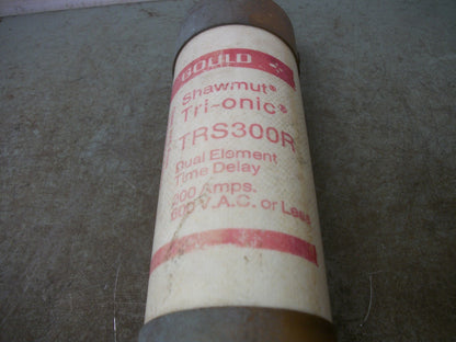 GOULD SHAWMUT TRI-ONIC FUSE TRS300R 300AMP 600VOLT
