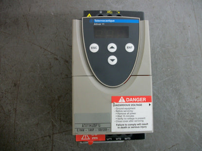 TELEMECANIQUE ALTIVAR 11 1/4HP INVERTER DRIVE ATV11HU05F1U 230VOLT 3PH 1.6AMP