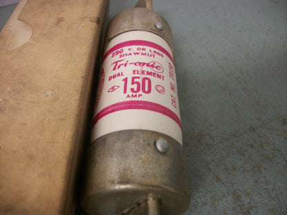 SHAWMUT TRI-ONIC FUSE TR150 150AMP 250VOLT NIB