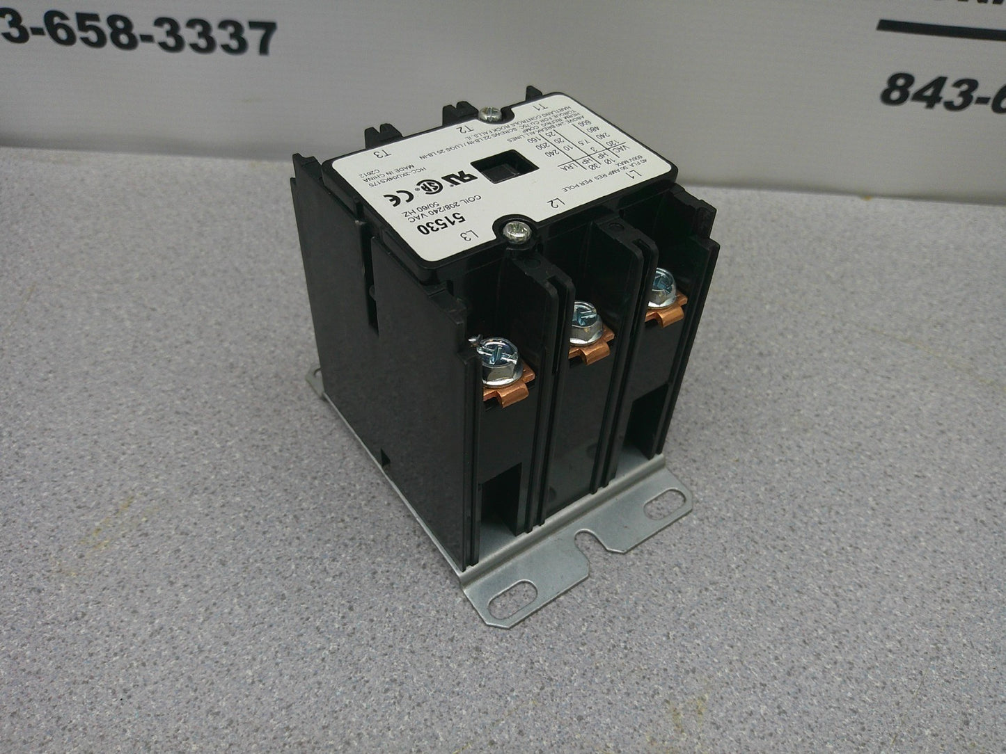 HENNY PENNY CONTACTOR 51530 50AMP 208/240VCOIL 3PH 600V 25HP NOB