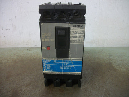 SIEMENS SENTRON ED4 CIRCUIT BREAKER ED43B100 100AMP 480VOLT 3POLE