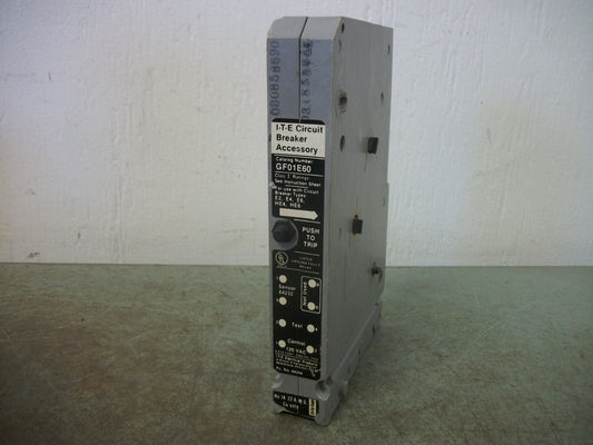 SIEMENS ITE CIRCUIT BREAKER GROUND FAULT RELAY GF01E60