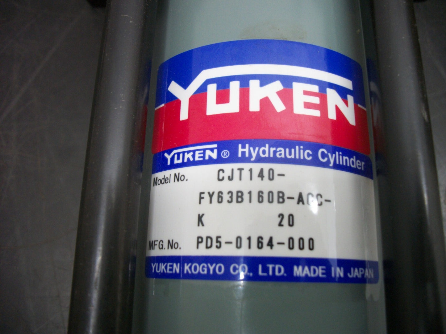 YUKEN KOGYO PD5-0164-000 HYDRAULIC CYLINDER CJT140-FY63B160B-ACC-K20 NIB