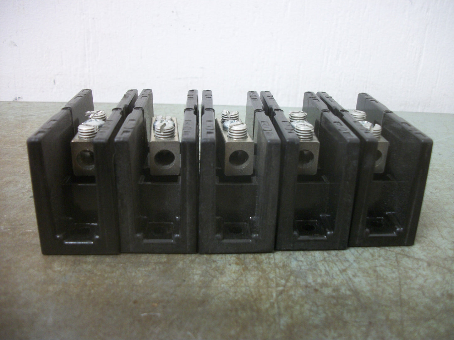 MARATHON LOT OF 5 TERMINAL BLOCKS 1421552 115AMP 600VOLT 1POLE
