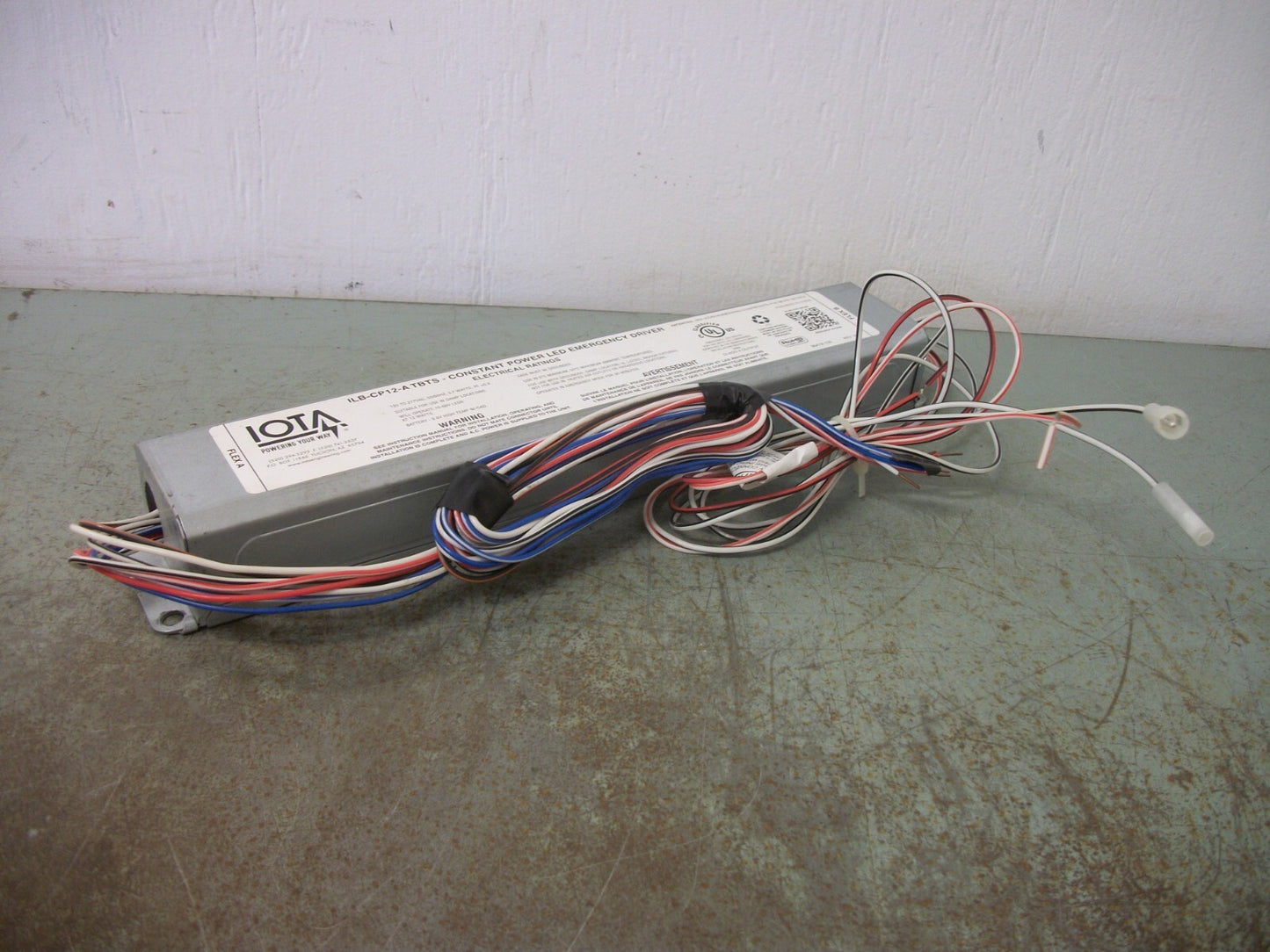 IOTA CONSTANT POWER LED EMERGENCY DRIVER BALLAST ILB-CP12-A TBTS 120/277VOLT