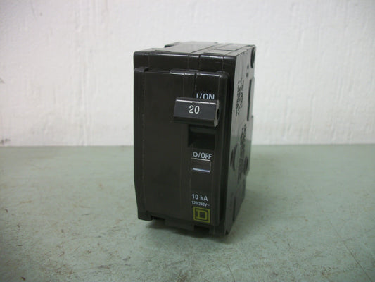 SQUARE D QO CIRCUIT BREAKER QO220 20AMP 240VOLT 2POLE