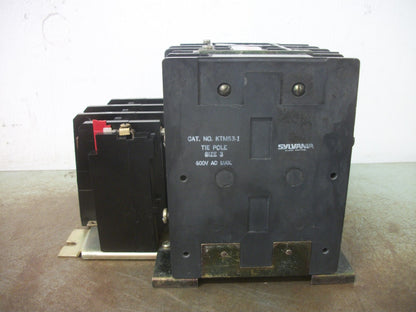 SYLVANIA SIZE 3 MOTOR STARTER T13U033 90AMP 120VCOIL 3PH 600V 50HP