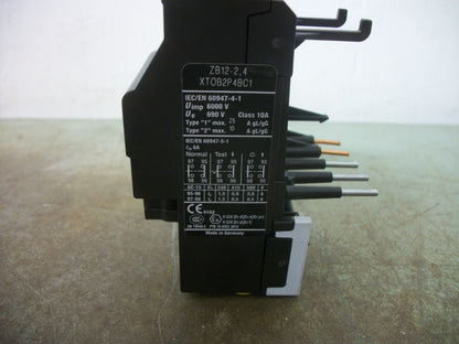 CUTLER-HAMMER ZB12-2,4 THERMAL OVERLOAD RELAY XTOB2P4BC1 1.6-2.4AMP