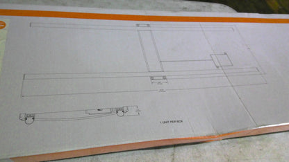 SYLVANIA 75054-0 2X4 TROFFER RETROFIT KIT LEDR/TROFF/2L/029/UNV/D/850/24/WH NIB