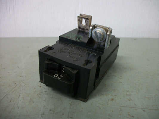 BULLDOG NI PUSHMATIC CIRCUIT BREAKER P120 20AMP 240VOLT 1POLE