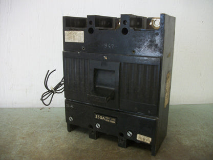 GE TJJ CIRCUIT BREAKER TJJ436350 350AMP 600VOLT 3POLE W/SHUNT
