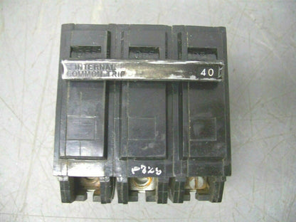 GE THQL CIRCUIT BREAKER THQL32040 40AMP 240VOLT 3POLE OLD